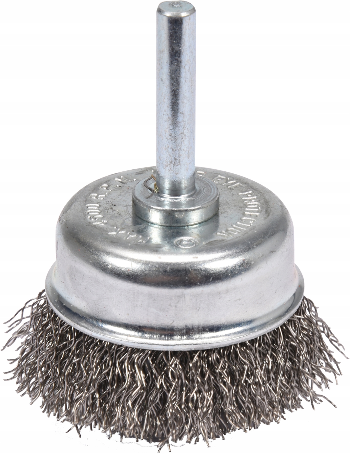 SZCZOTKA CZOŁOWA Z TRZPIENIEM 50MM INOX YATO