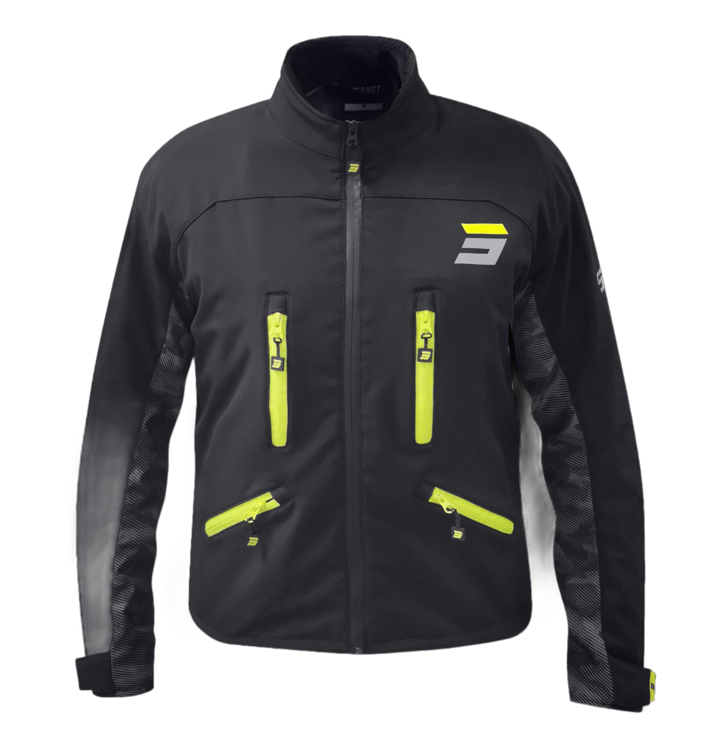 Bunda Na Cross Quada Shot Climatic Black/yellow (2XL) A07-14B1-A01-12