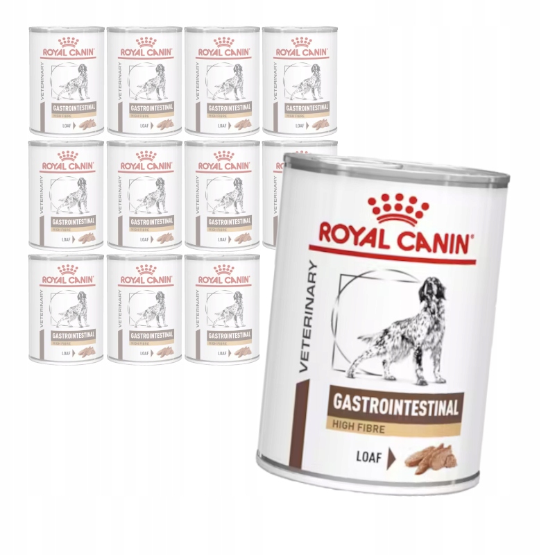 Royal Canin Vet Gastrointestinal High Fibre 12x410g Krmivo pro psa Paštika