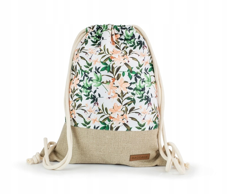 WOREK PLECAK DAMSKI TORBA KWIATY BAGGAGE POLSKI Płeć kobieta