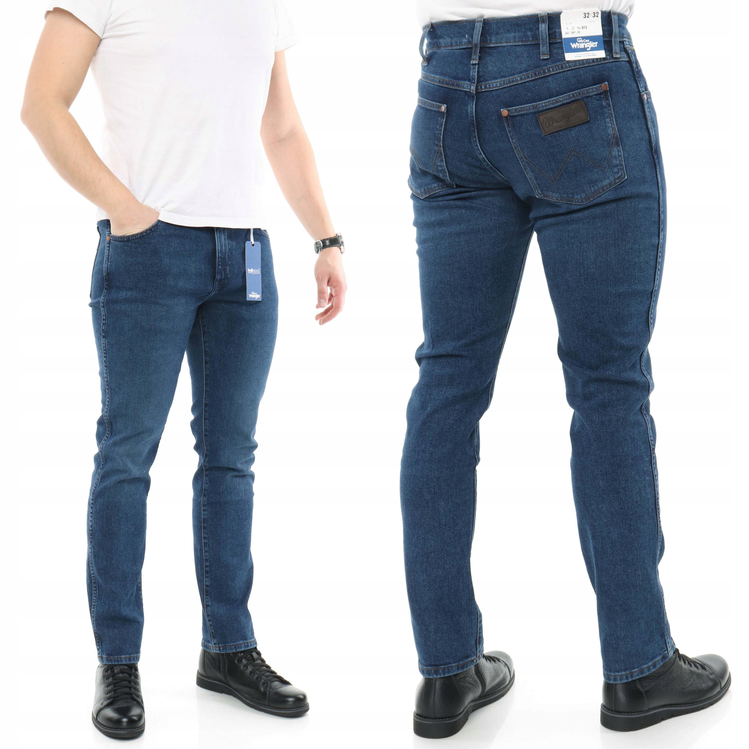 WRANGLER LARSTON spodnie męskie jeans slim W38 L32