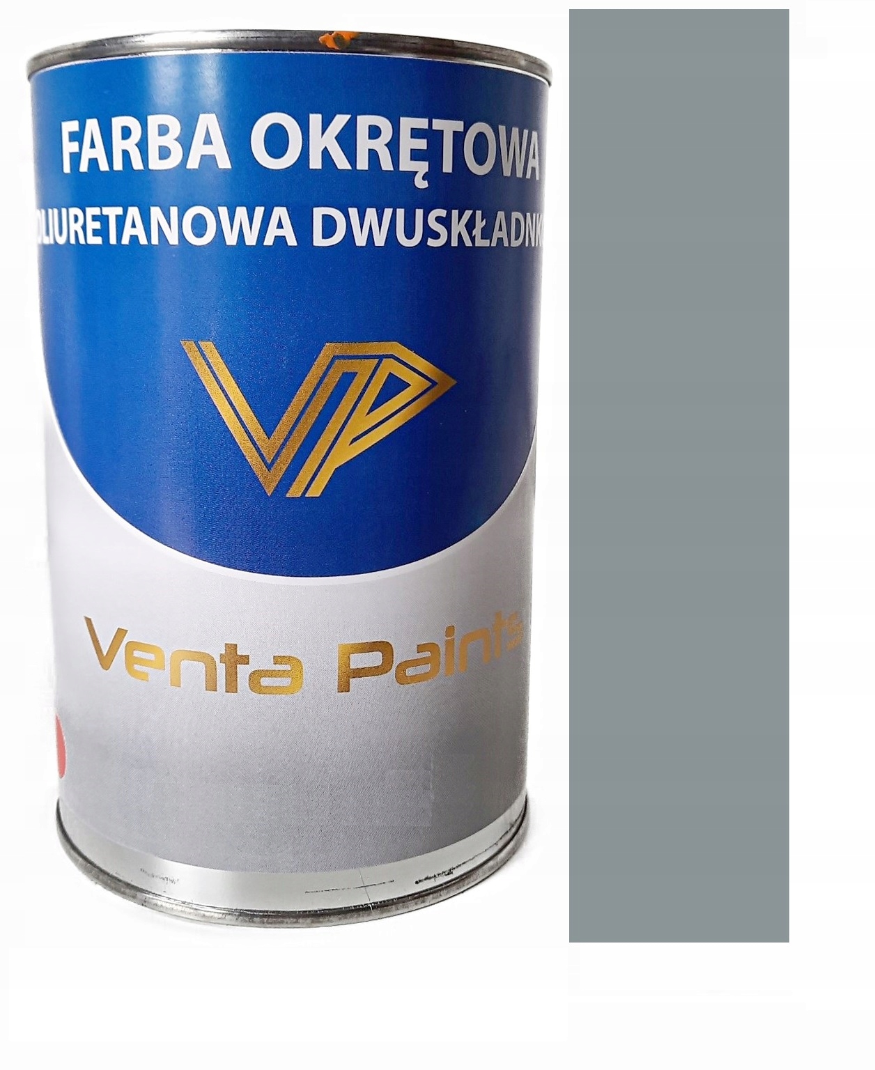 Farba Okrętowa Poliuretanowa Lakier Ursus Zetor Ral 7001 1L