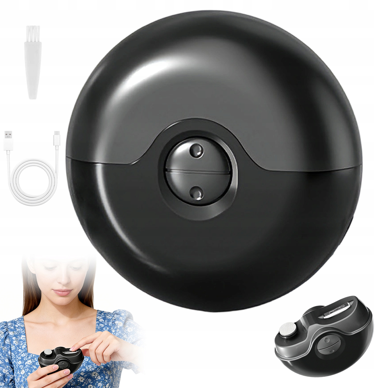 Elektrický Kleštičky Na Nehty S Pilníkem A Nádobkou Na Piliny