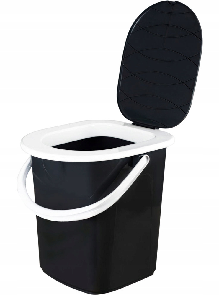 Turistická Toaleta Přenosný Toaletní Kbelík 22 L