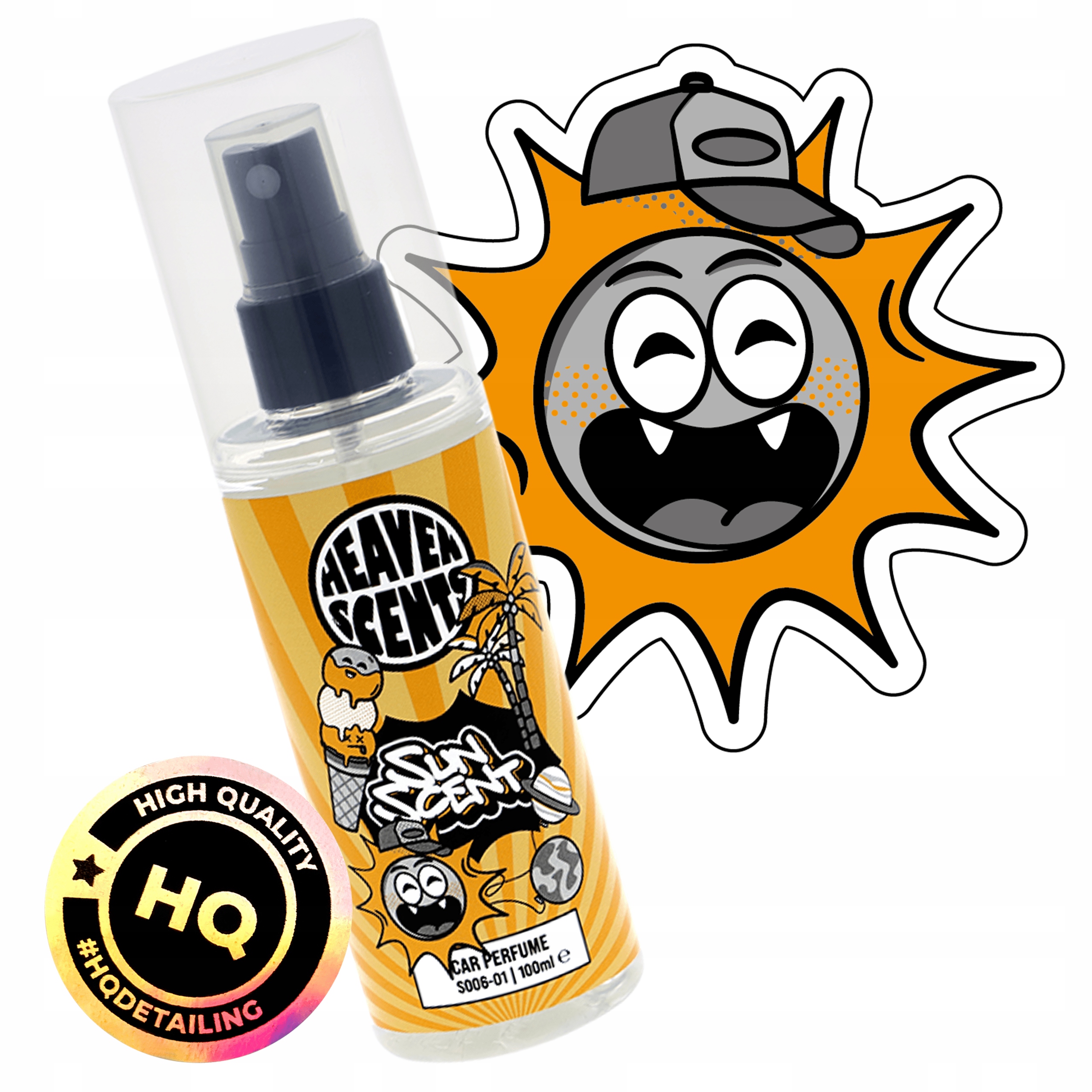 HEAVEN SCENTS Perfumy Samochodowe SUN SCENT 100ml