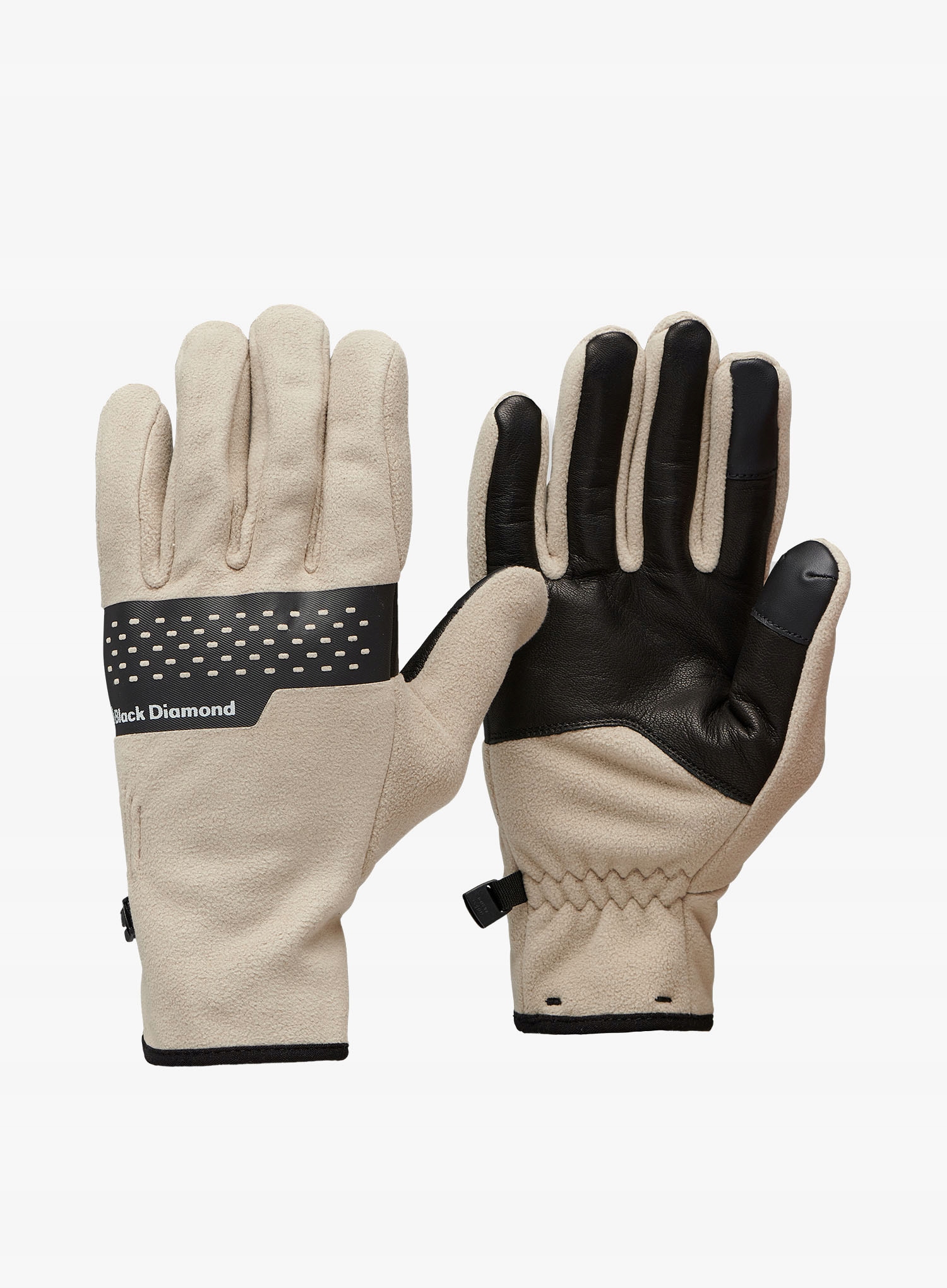 Fleecové rukavice Black Diamond Alpine Fleece Gloves moonstone M