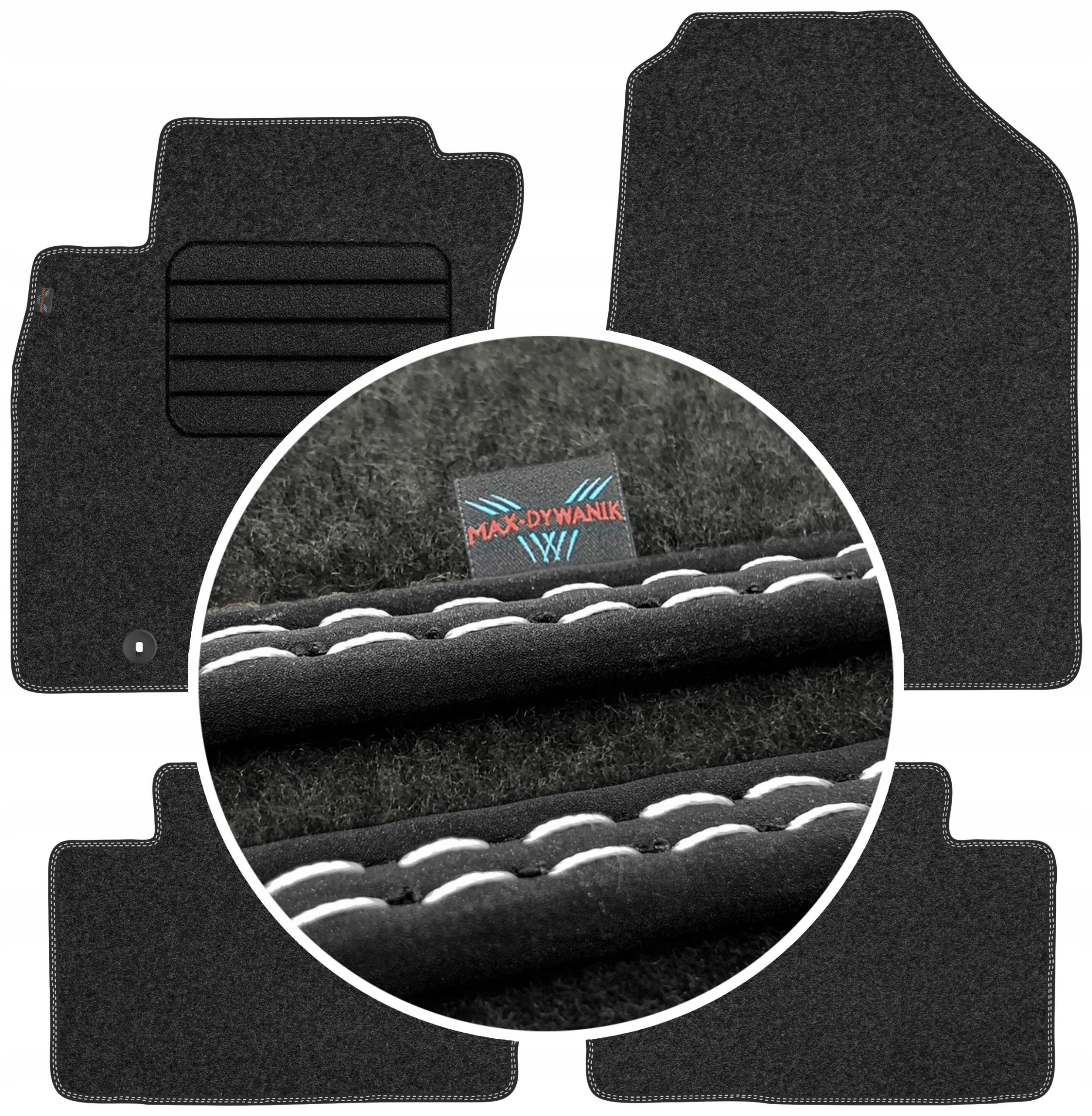 Коврики Max-Коврик велюровые 103178011300 4 el.