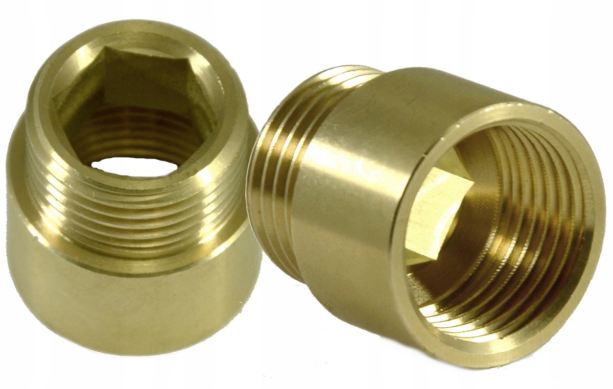 

Przedłużka Mosiężna 1/2 Cala DN15 L 15 mm
