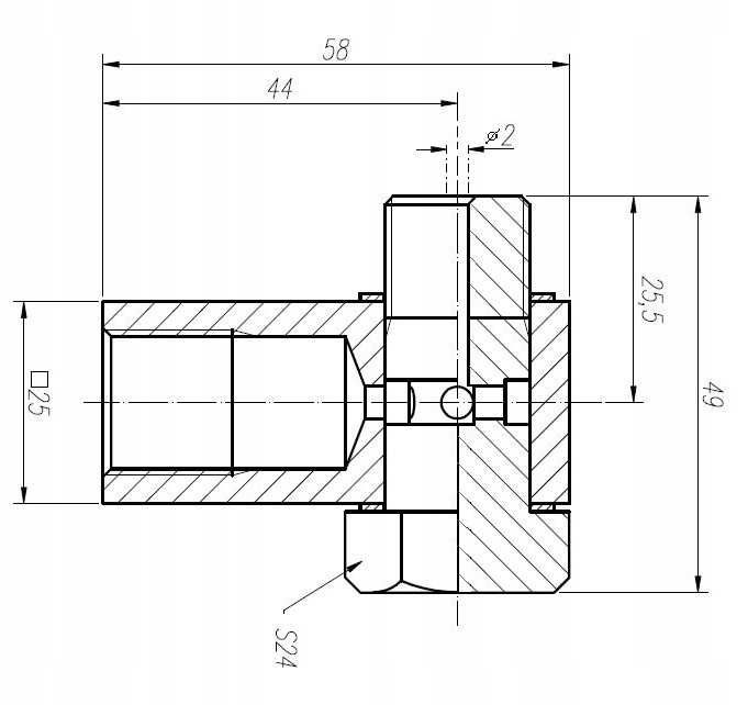 Emulator drugiej sondy lambda kątowy miedziowany fi2 Producent części Reco