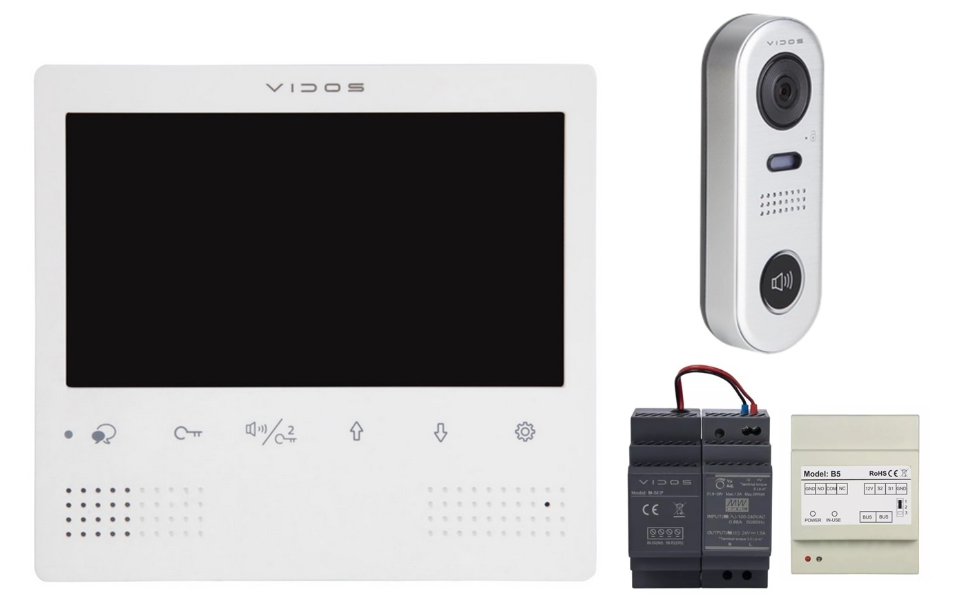 Digitálny Videovrátnik Vidos Duo M1023W S1001