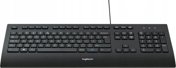 Klawiatura Logitech K280e Przewodowa Czarna Uk