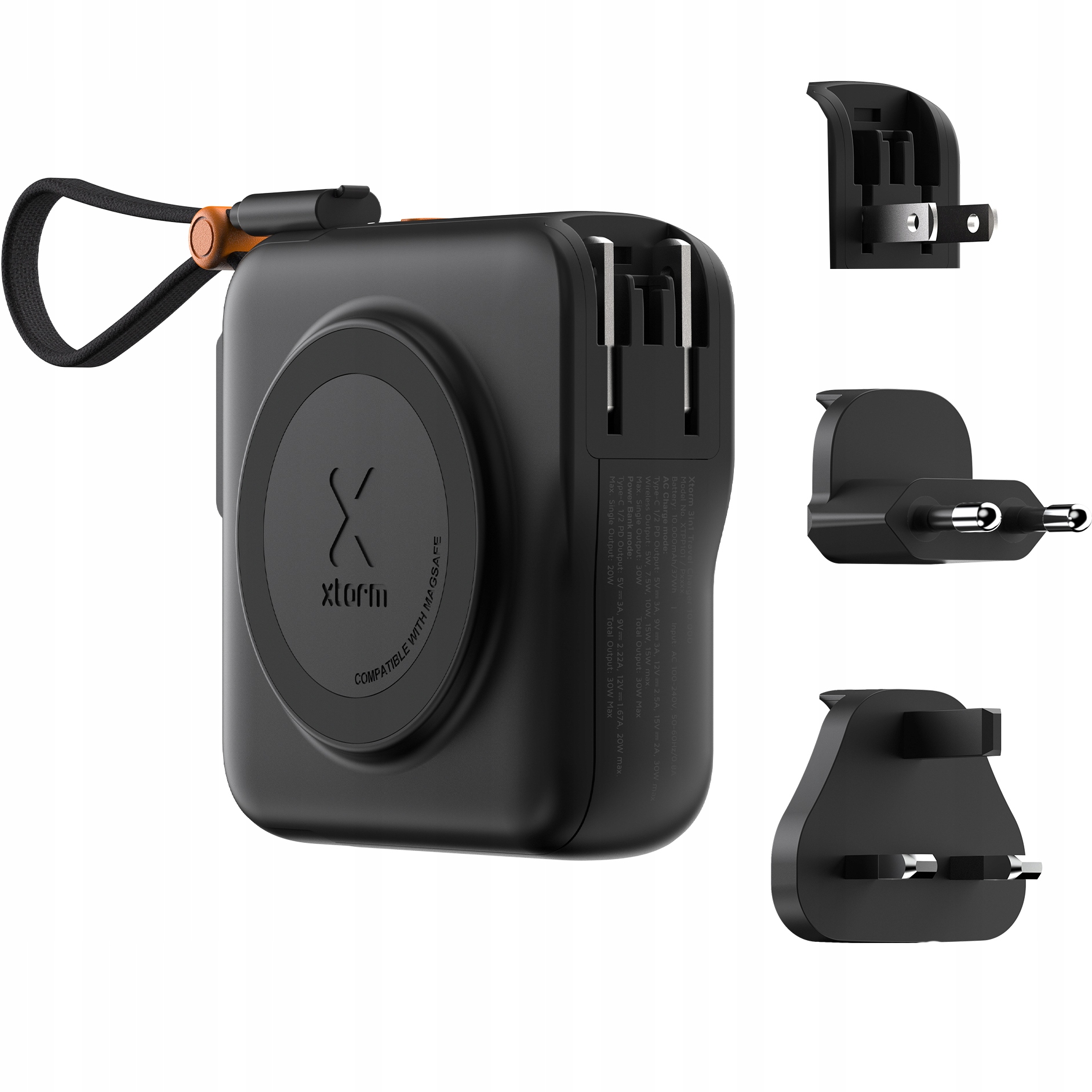 Ładowarka sieciowa indukcyjna powerbank 10000mAh Usb-c kabel Xtorm 30W