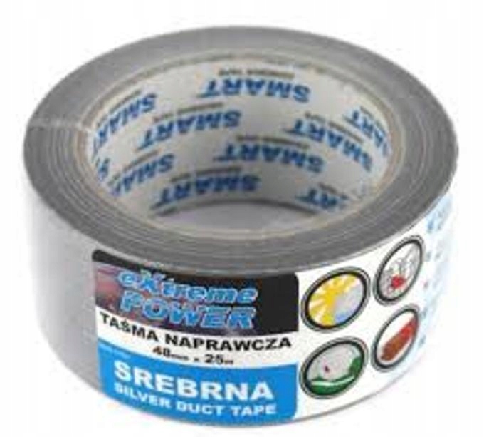 

Taśma Naprawcza Silver Duct Tape Smart 48mm x 25m