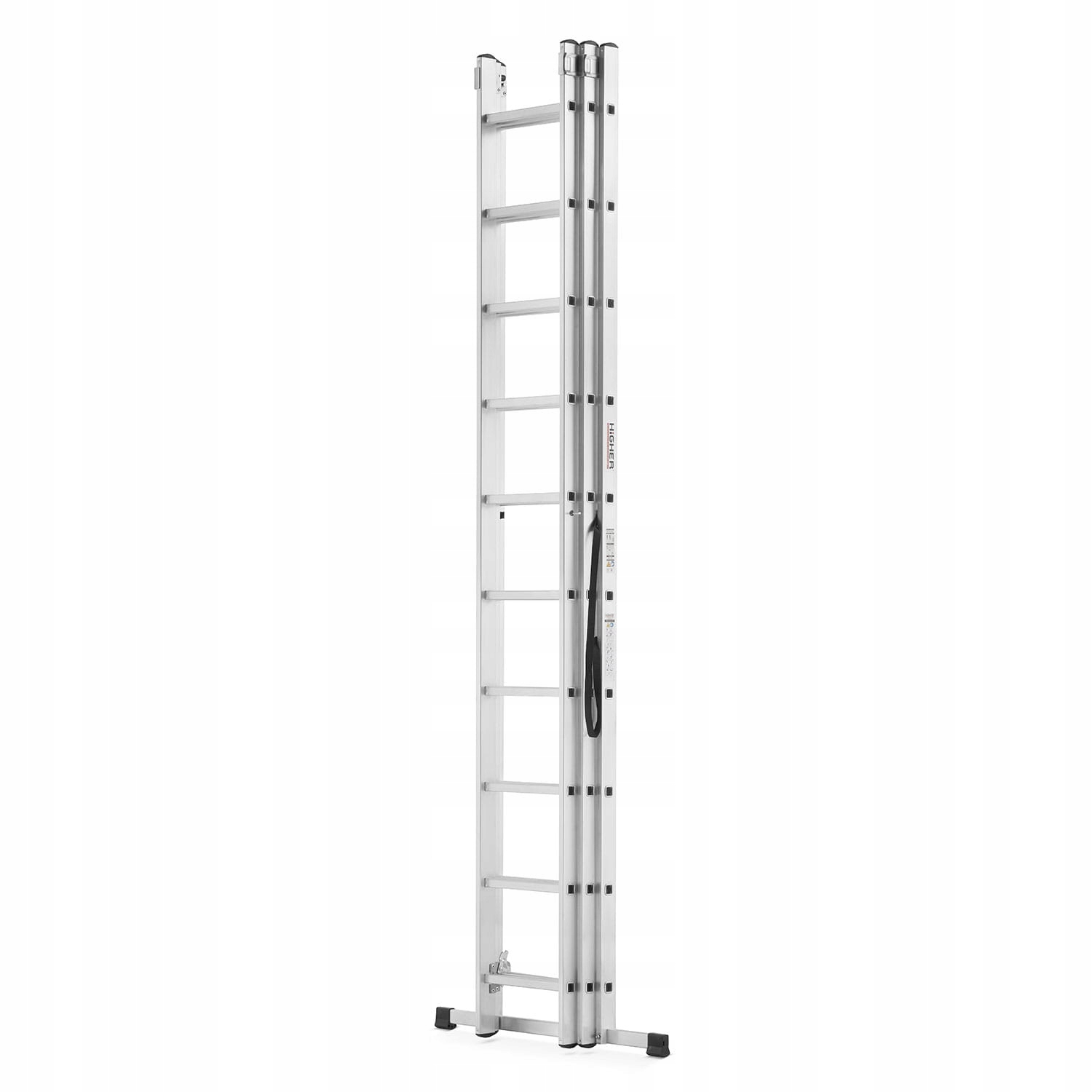 Drabina aluminiowa wielofunkcyjna z adaptacją na schody 3x10 HIGHER 150kg — 13