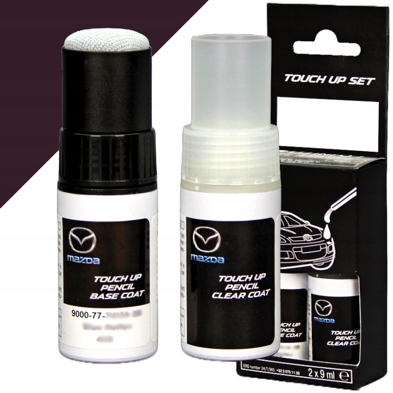 ORYGINALNY LAKIER SAMOCHODOWY SZTYFT RADIANT EBONY MAZDA 28W FIOLETOWY