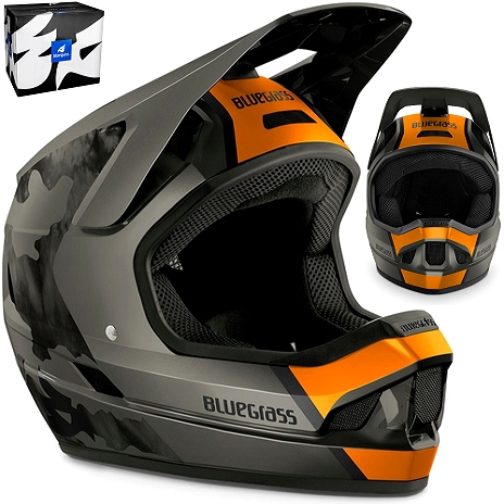 Přilba Bluegrass Legit Full Face S 54-56cm oranžová