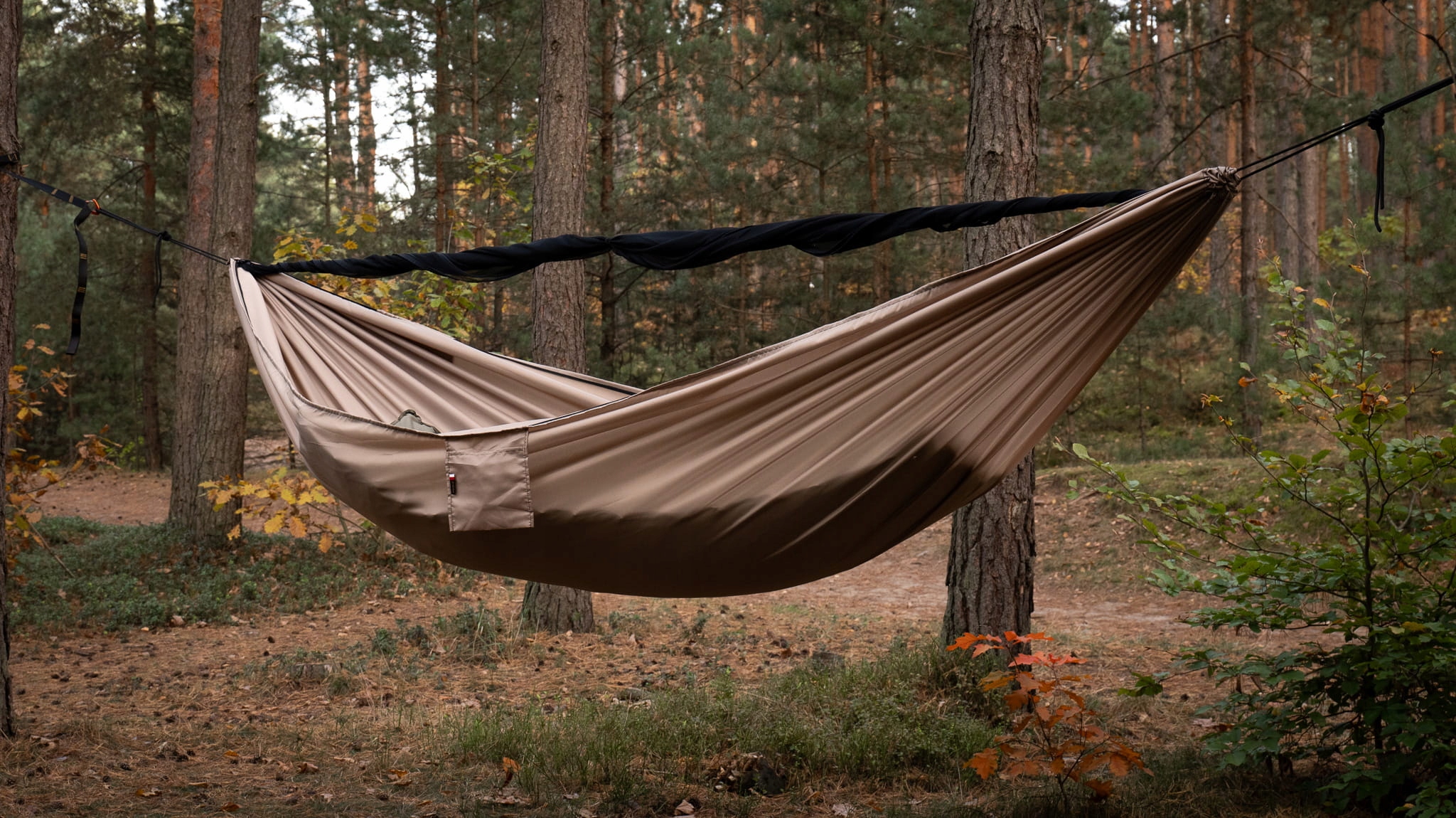 Hojdacia sieť TigerWood Vážka V1 Púštna 350 cm Long s moskytiérou Double