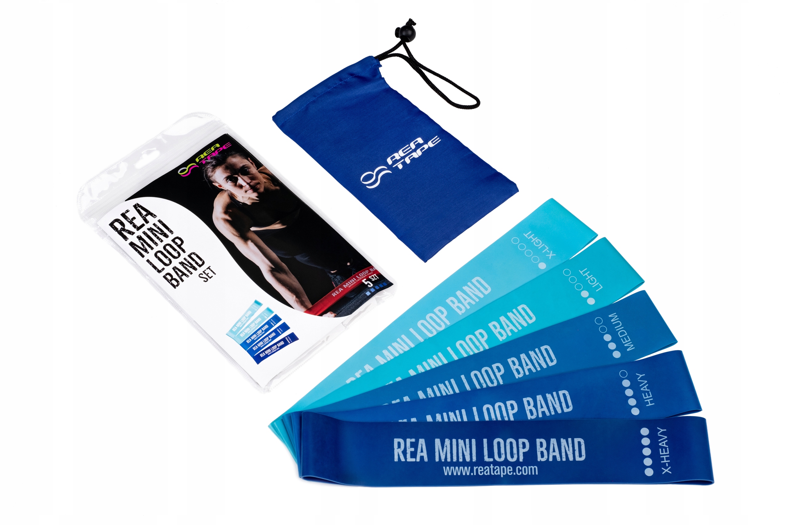 

Zestaw Mini Power Band Fitness Tubing Loop Rea