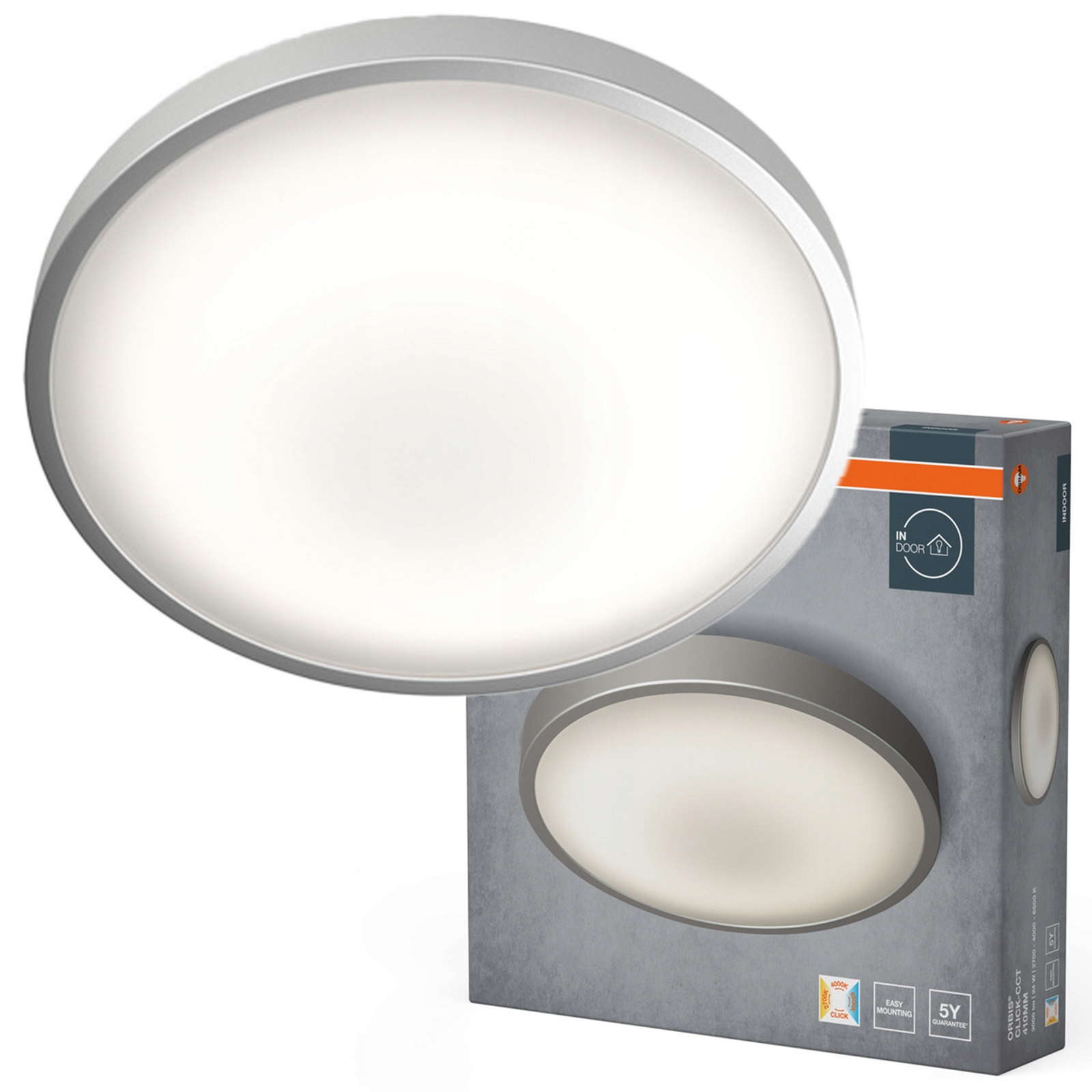 Stropné Svietidlo 24W 1800lm 2700/4000/6500K Cct Orbis Osram