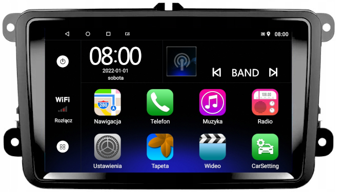 Autorádio Škoda Rapid Superb Gps Carplay Bt Wifi Usb 2/64 Gb