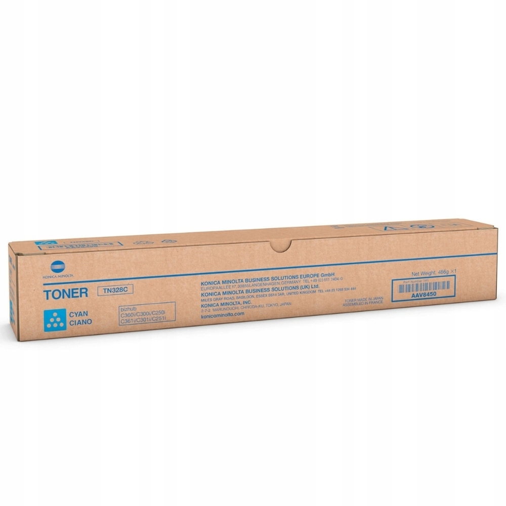 Toner Konica minolta TN328C 2021400215892 modrý (cyan)