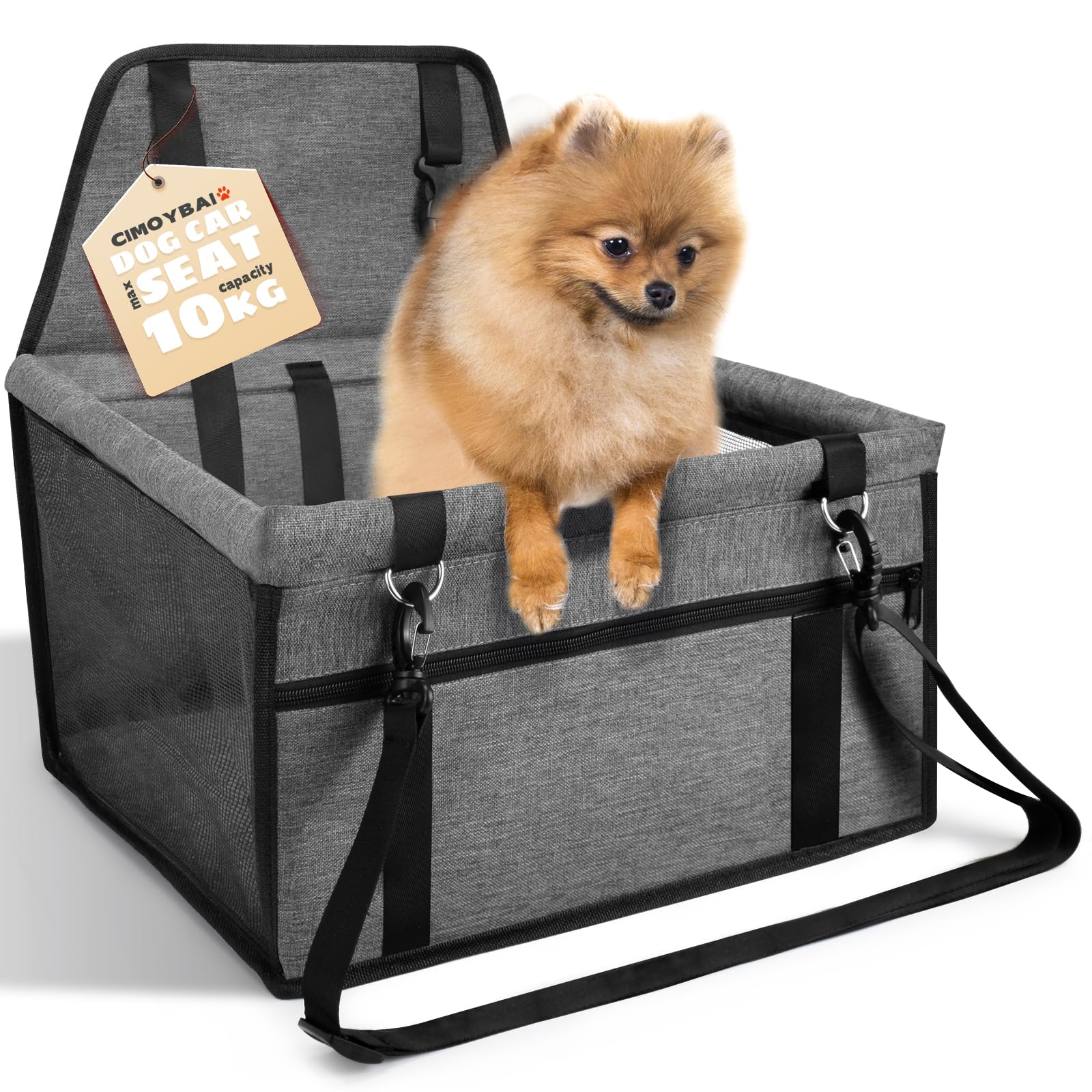 Levně Cimoybai Odolná skládací autosedačka pro malé a střední psy