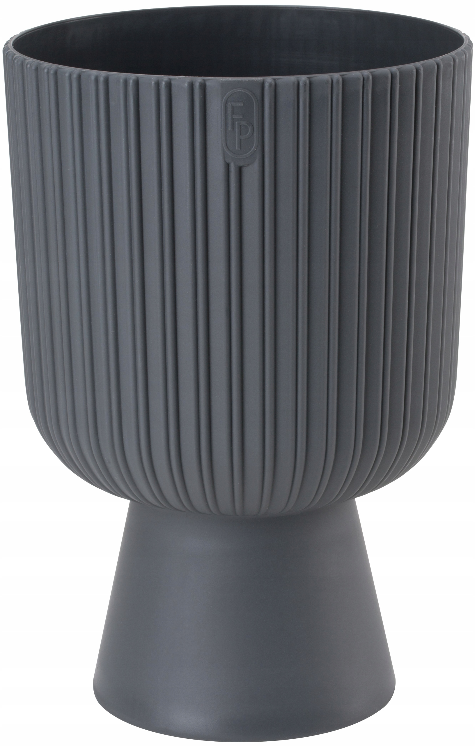 

Doniczka Keli Mika Petit 3D 14CM Antracyt Kielich