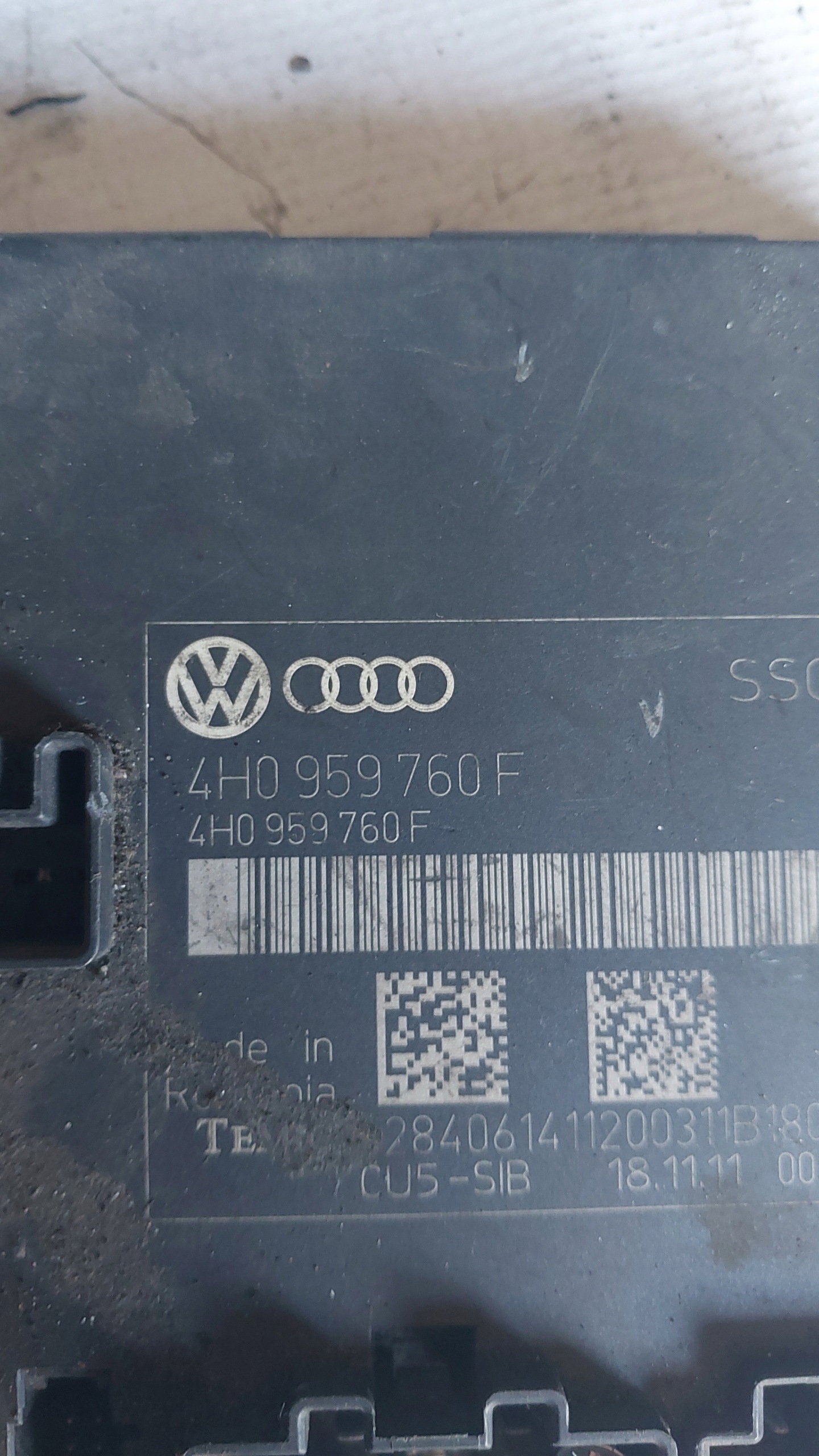 modul Bedienteil SITZ AUDI A8 D4 S8 4H 4H0959760F