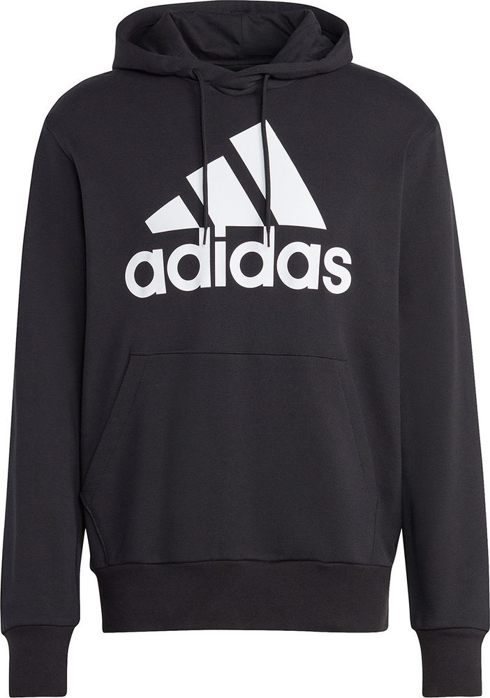 Pánská Mikina Adidas Essentials French Terry Big Logo Hoodie Černá vel XL