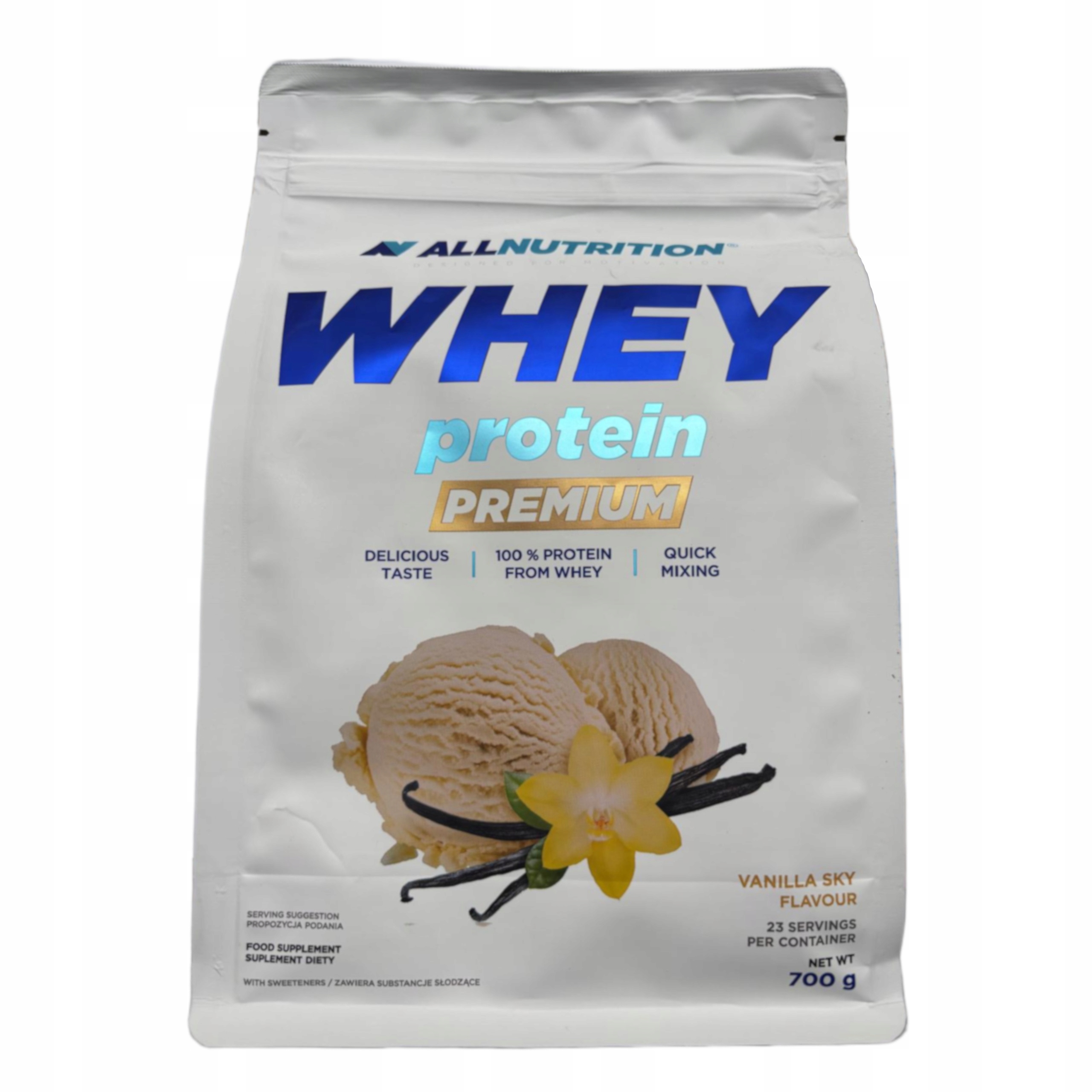 Allnutrition Whey Protein Premium 700 g Vanilka Wpc Bílkoviny Masa Vanilla Sky