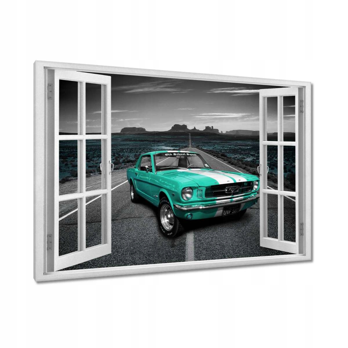 Obrazy 120x80 Tyrkysové auto Ford