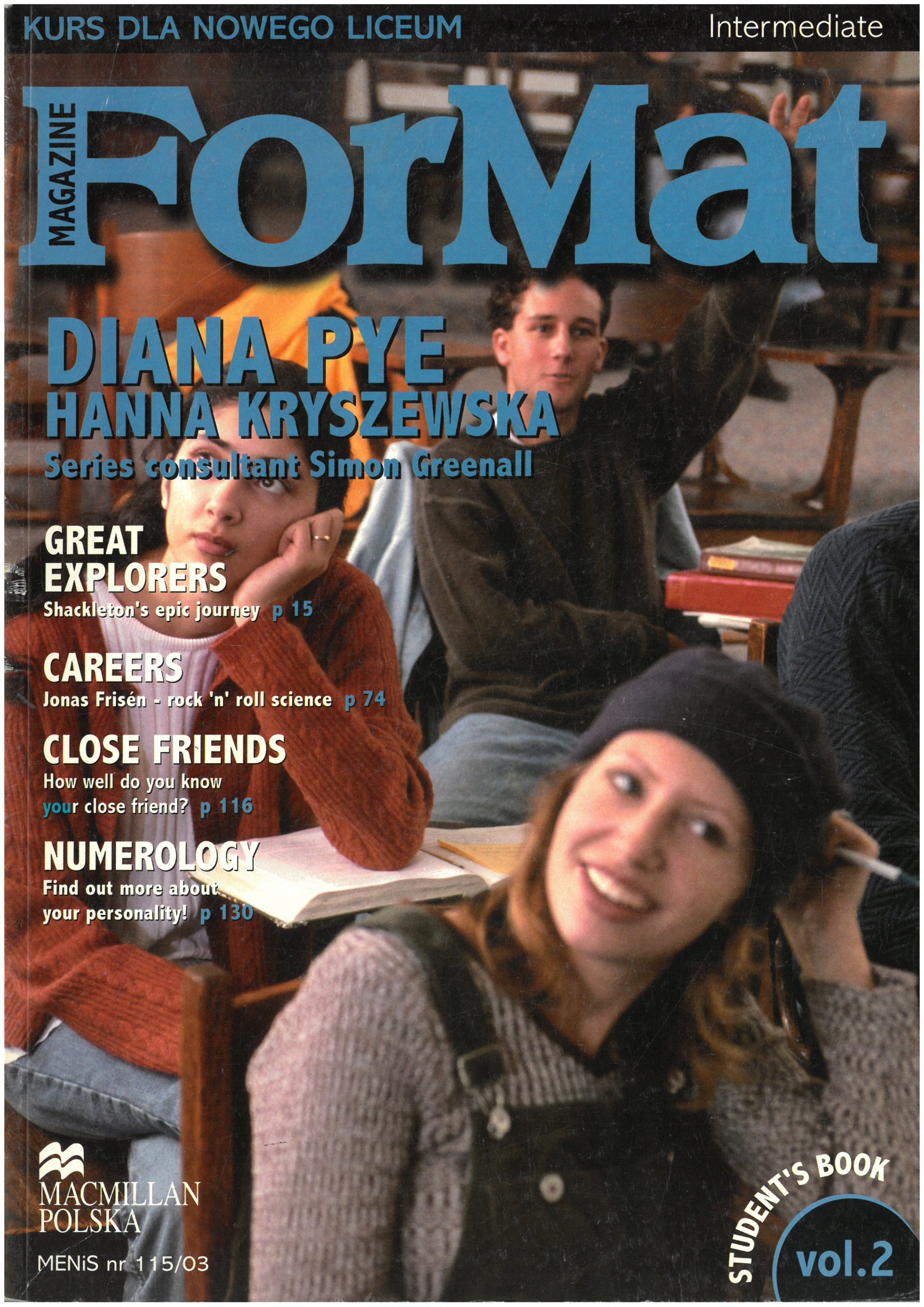 FORMAT MAGAZNIE NEW ENGLISH FILE INTERMEDIATE KURS DLA NOWEGO LICEUM