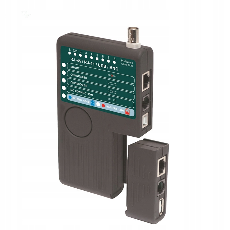 Tester kabli sieciowych Lan RJ45 RJ12 RJ11 Usb
