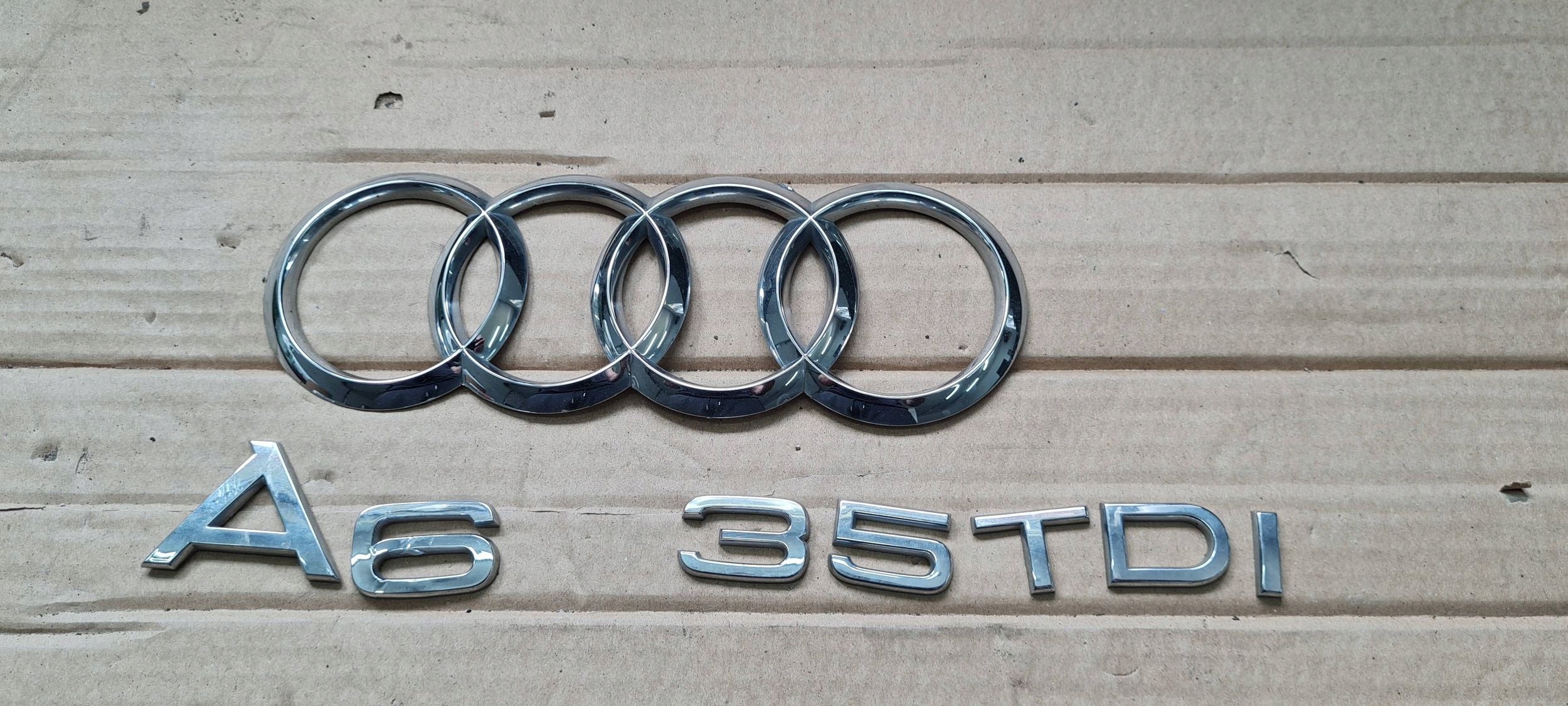 A6 C8 4K logo EMBLEMAT bonnet boot rear part A6 35TDI