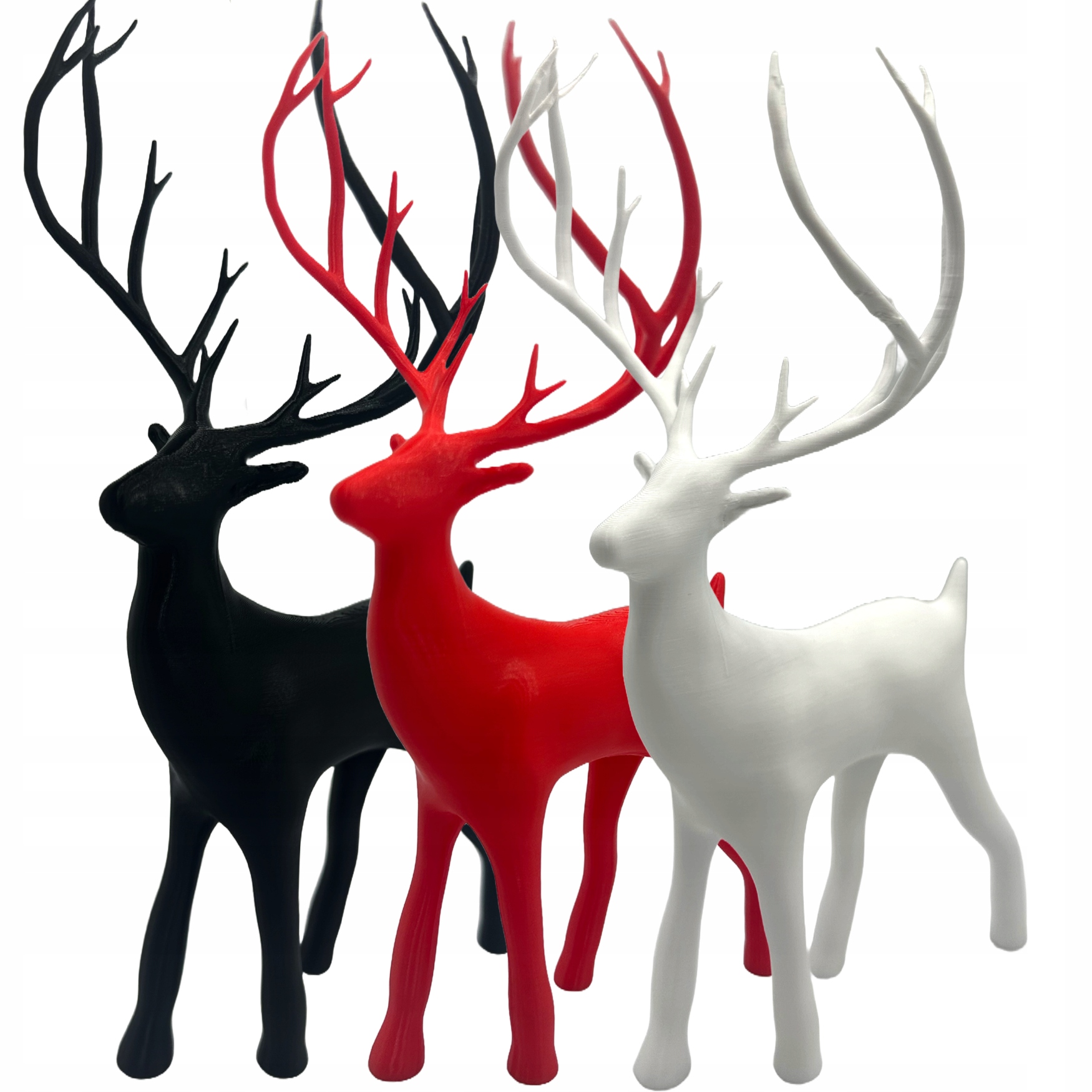 Sada Jelen Sob Figurka Vánoce Vánoční ozdoba 3ks