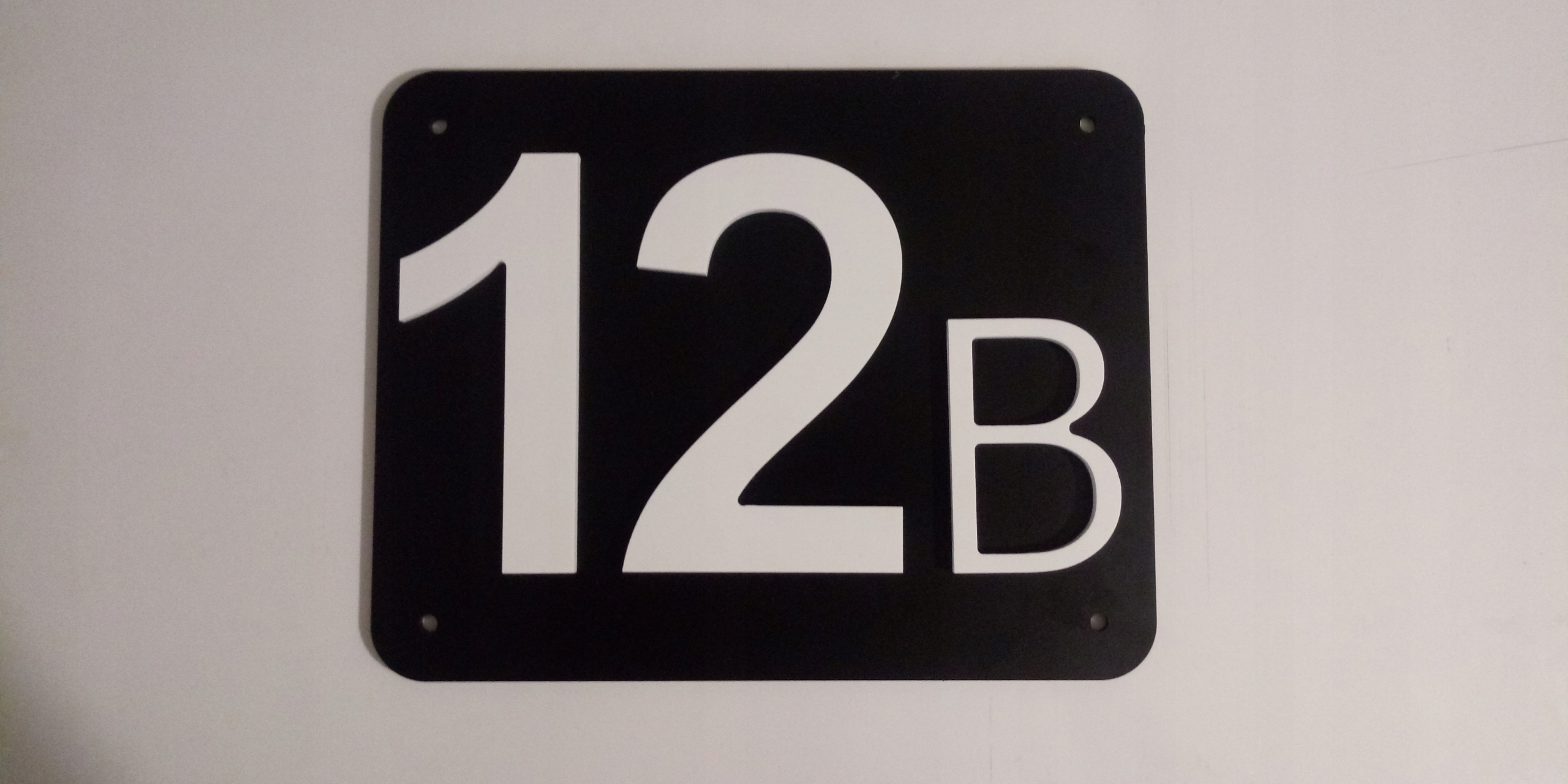 tabliczka adresowa 3D numer domu 20cm