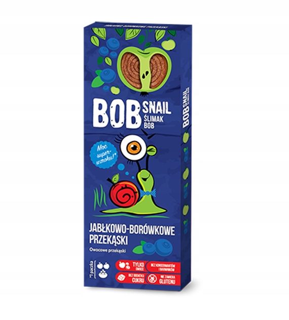 BOB SNAIL OWOCOWA PRZEKĄSKA GRUSZKA BORÓWKA 30G