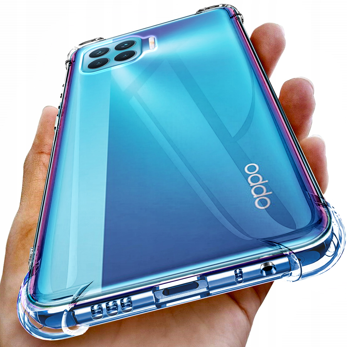 

Etui Pancerne Shock Szkło 9H Do Oppo Reno 4 Lite
