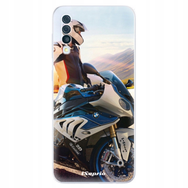 Silikonowe etui iSaprio Motorcycle 10 do Samsung Galaxy A50