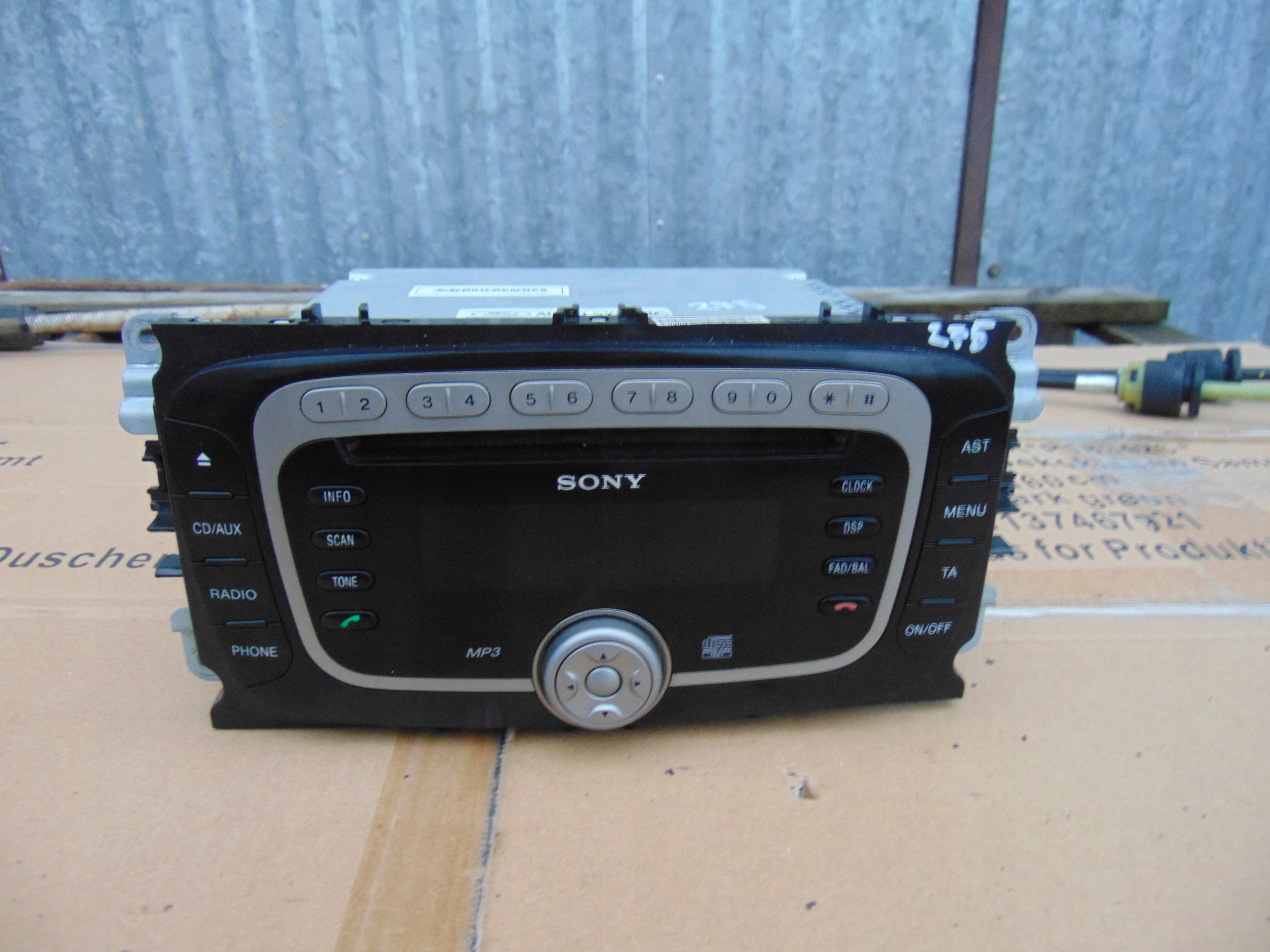 7M5T-18C939-EC - РАДИО SONY FORD FOCUS MK2 LIFT C-MAX MK1 LIFT КОД