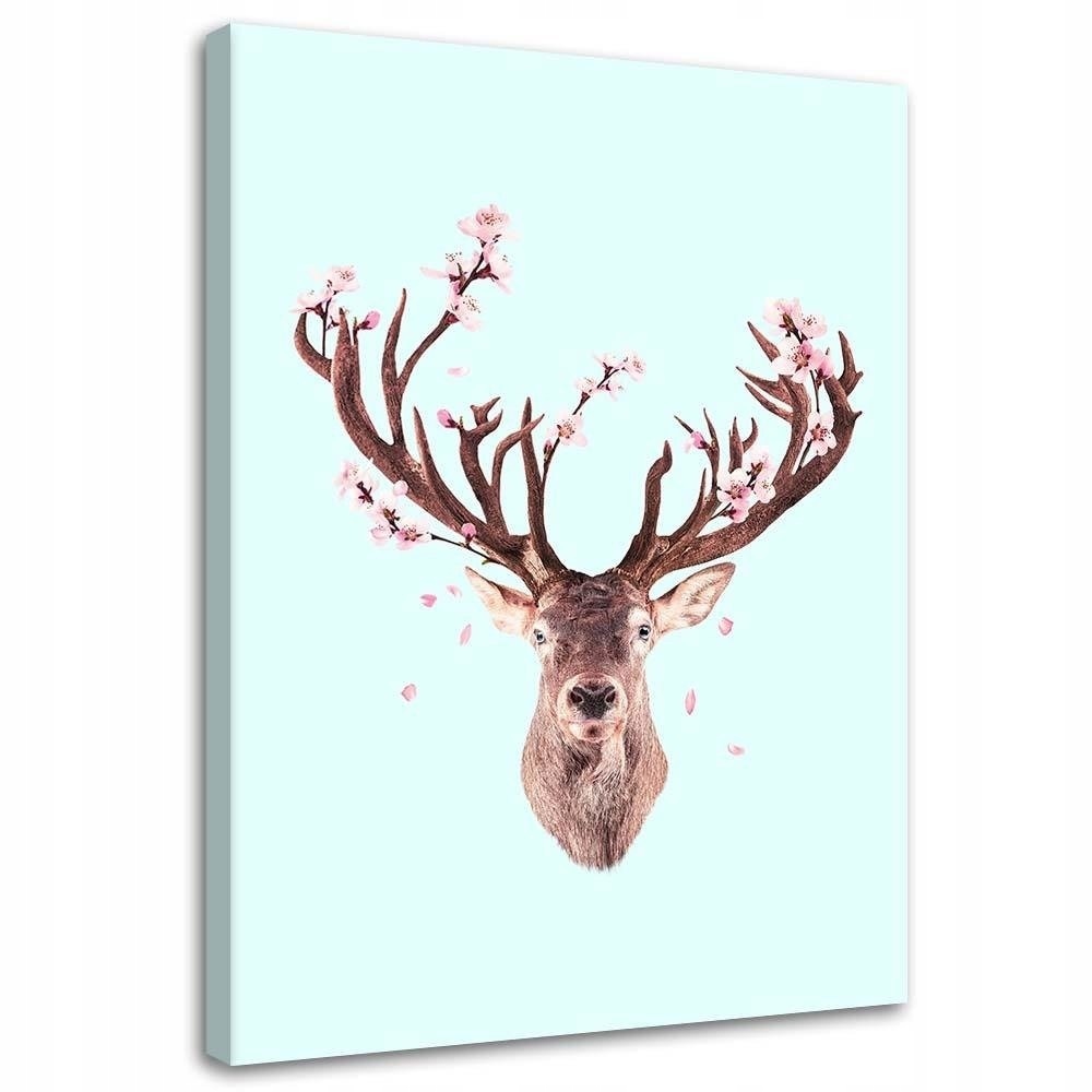 

Obraz Na Płótnie Kwiaty Na Porożu Canvas 40x60