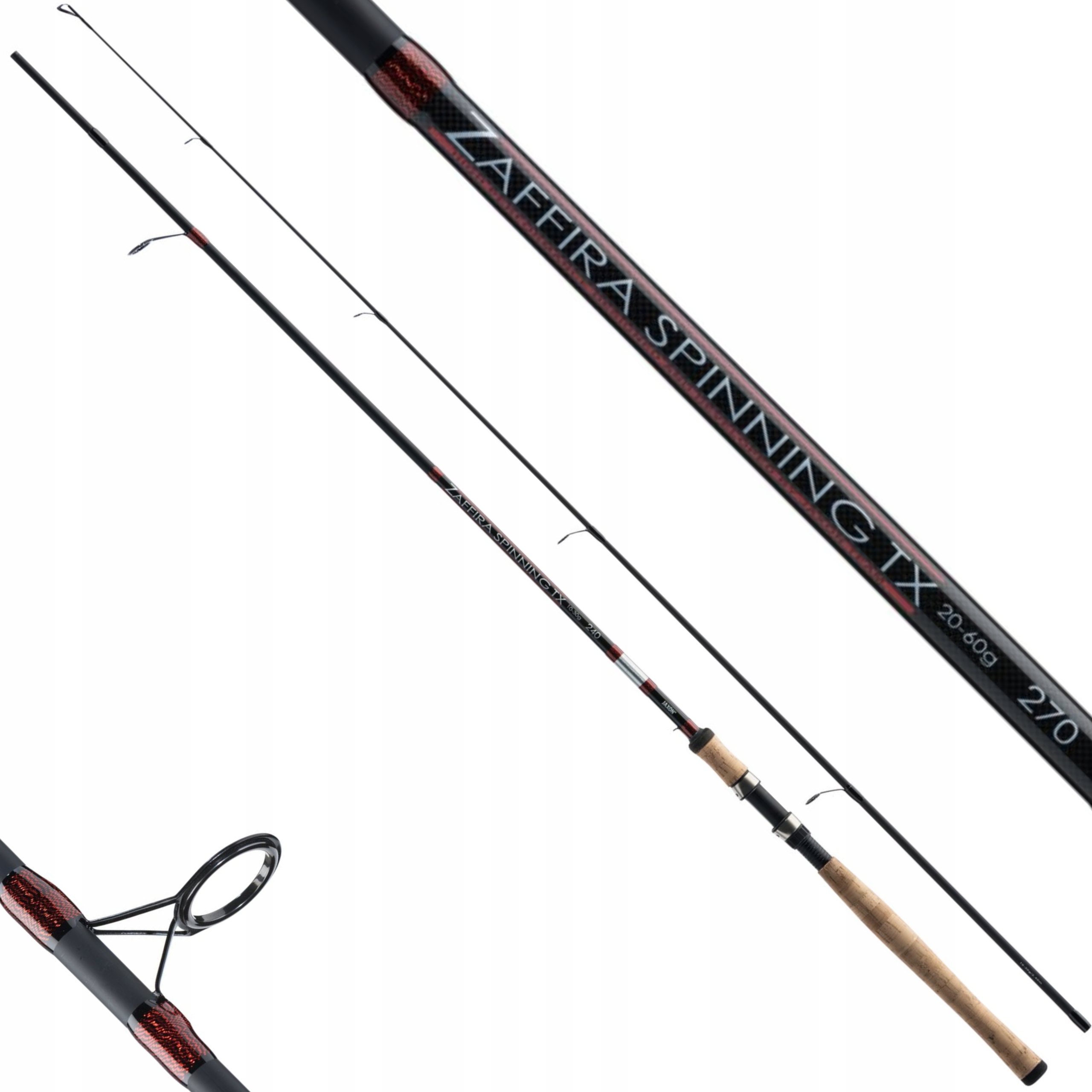 

Węglowy Spinning Wędka Jaxon Zaffira Tx 270 10-40g