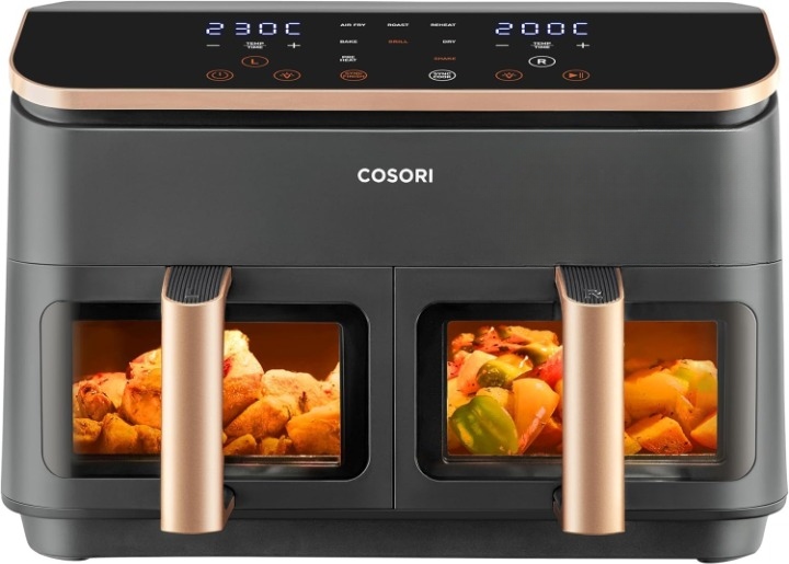 Cosori CAF-R903 Frytkownica Beztłuszczowa 8.5L Podwójny kosz 8w1 1750 W