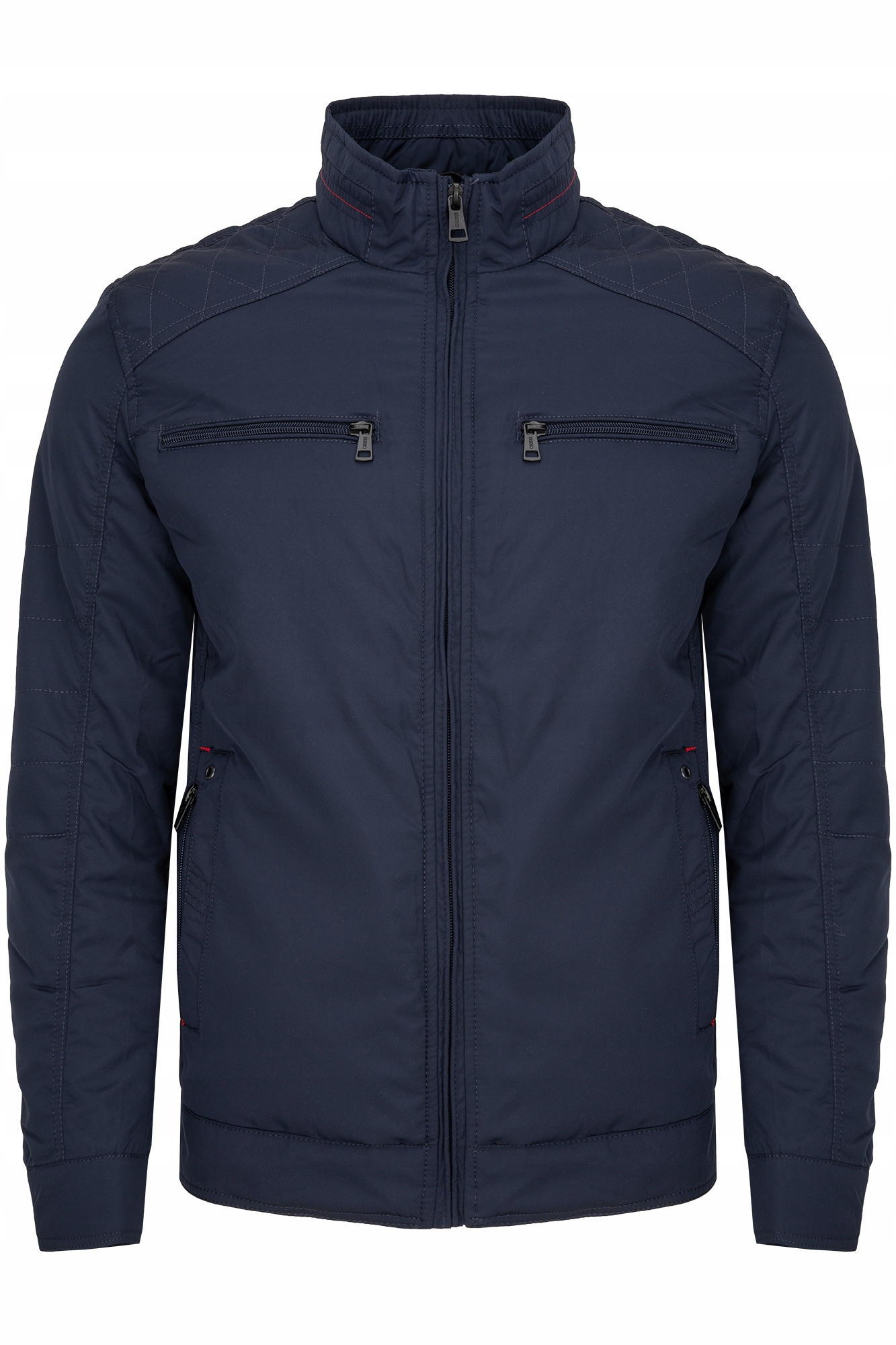 Pánská Bunda Větrovka Modrá Klasická: 3XL