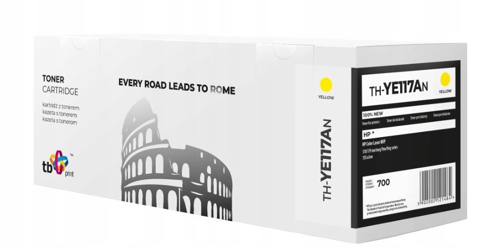 Toner do Hp 117A W2072A żółty TH-YE117AN 100%