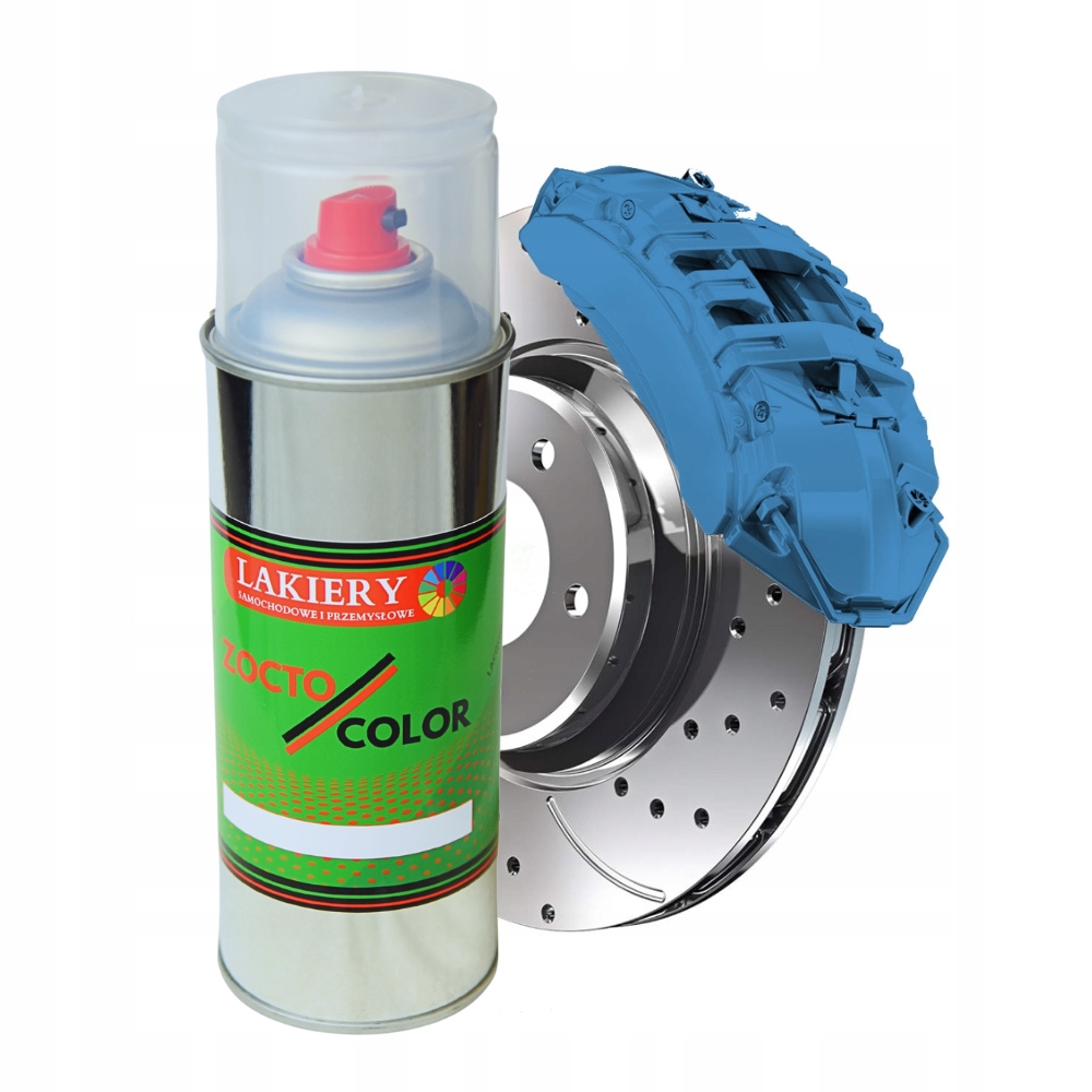 Farba Spray Zacisk Hamulcowy Ral 5012 Połysk Kolor