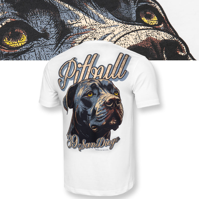 Męska Koszulka Pitbull T-shirt Original Bawełna Nadruk