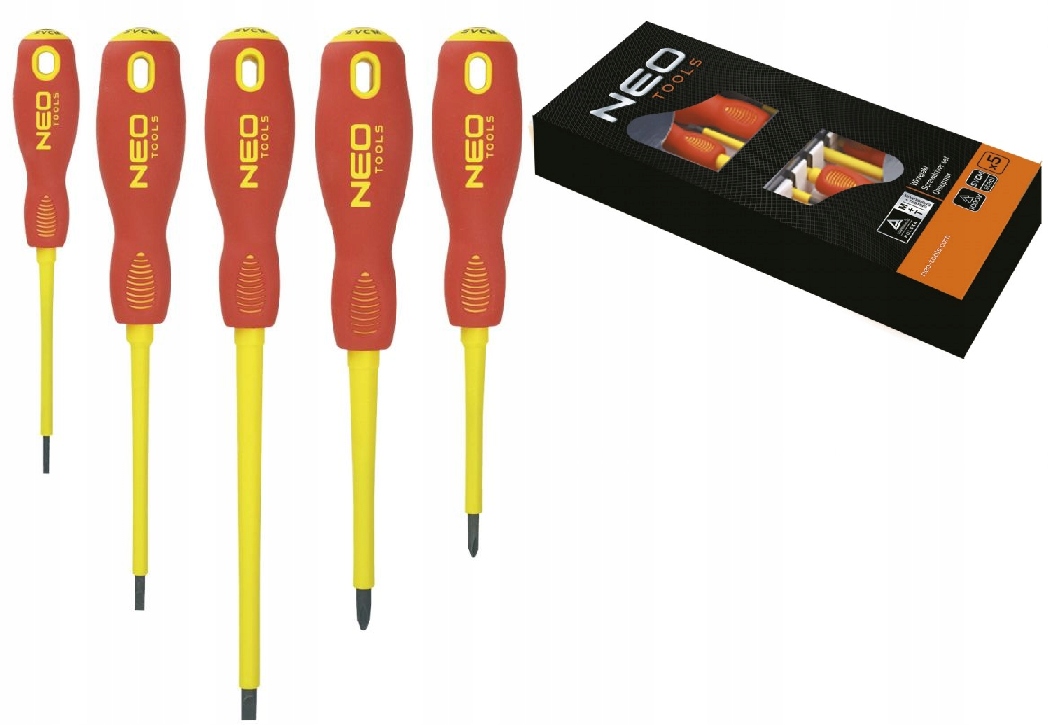Neo Tools Šroubováky 1000V sada 5 ks SvCm 04-220