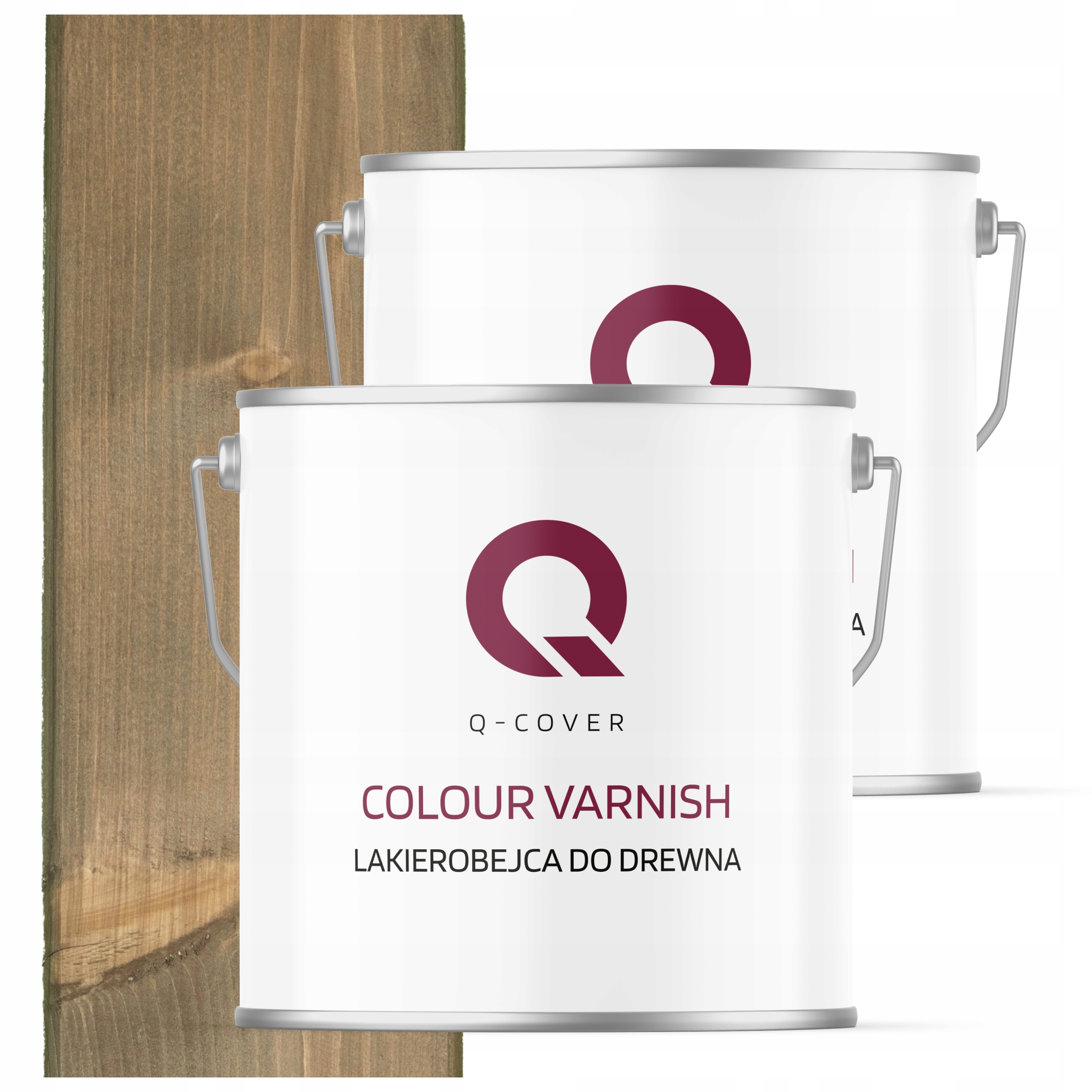 Laková Farba Na Drevo 3V1 Extra Lazúra Šedá V Béžovej Farbe 7006 Polomatná 5 L Ochranná