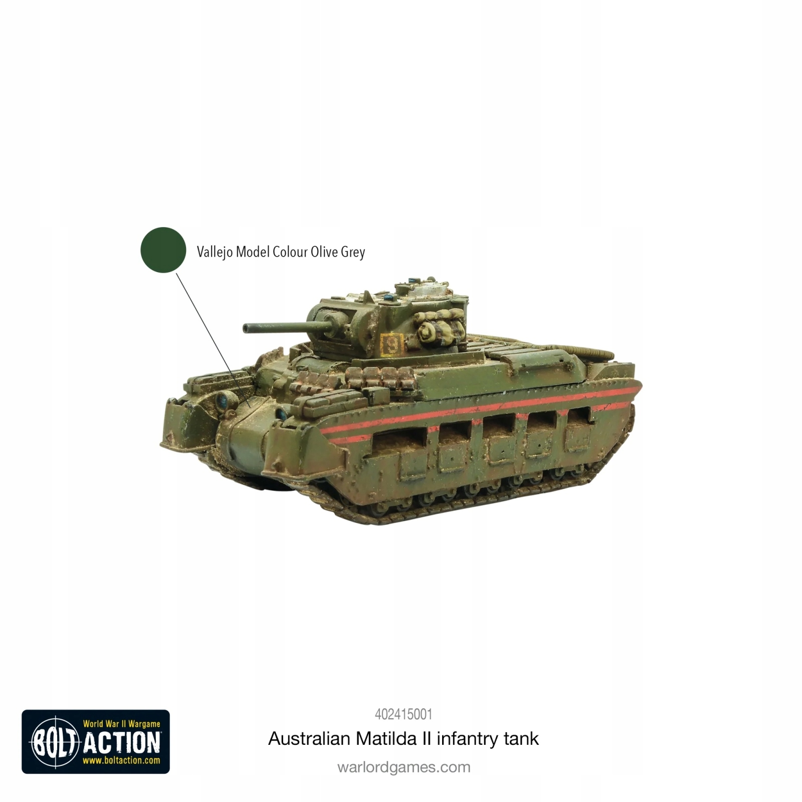 Bolt Action Australian Matilda MK II Rodzaj zestaw